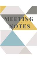 My Boring Meeting Survival Guide and Notes: 8.5x11 Meeting Notebook and Puzzle Book