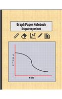 Graph Paper notebook 5 squares per inch