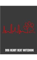 Dog Heart Beat Notebook