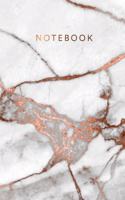 Notebook: Beautiful bronze rose marble &#9733; Personal notes &#9733; Daily diary &#9733; Office supplies 6 x 9 - Regular size notebook 120 pages College rule