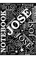 Notebook Jose: Cool Personalized Name Journal