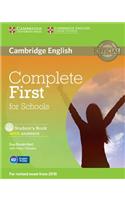 Complete First for Schools Student's Book with Answers