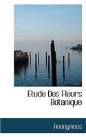 Etude Des Fleurs Botanique