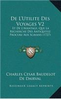 De L'Utilite Des Voyages V2