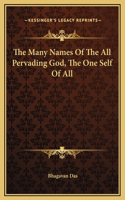 Many Names Of The All Pervading God, The One Self Of All