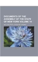 Documents of the Assembly of the State of New York Volume 14: (English)