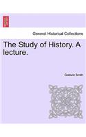 Study of History. a Lecture.