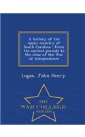 A History of the Upper Country of South Carolina
