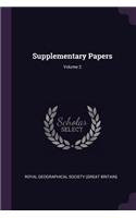 Supplementary Papers; Volume 2