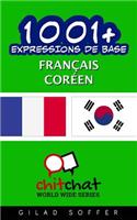 1001+ Expressions de Base Francais - Coreen