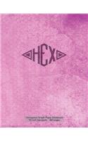 Hexagonal Graph Paper Notebook 1/2 Inch Hexagons - 160 Pages
