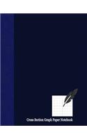 Cross Section Graph Paper Notebook: 1/4 Rule, 1 Inch Cross Section, 100 Pages(English)