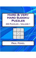 Hard & Very Hard Sudoku Puzzles Volume 1
