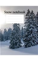 Snow notebook