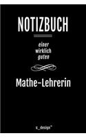 Notizbuch für Mathe-Lehrer / Mathe-Lehrerin