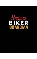 Badass Biker Grandma: Graph Paper Notebook - 0.25 Inch (1/4") Squares