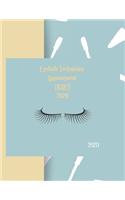 Lash Technician Appointment Diary 2020