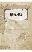 Bahamas: Ruled Travel Diary Notebook or Journey Journal - Lined Trip Pocketbook for Men and Women with Lines