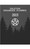 Yuletide Organiser Planner 2019: Yuletide Diary: All the things you need to write down to organise your Yule - Black/Grey Cover