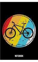 Notebook: Bicycle Notebook Blank Line Bike Journal Lined with Lines 6x9 120 Pages Checklist Record Book Mountainbike Lovers Take Notes bike riding Planner Pap