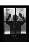 Creepy Notebook Collection: Looking for the perfect CREEPY or HORROR themed Notebook/Composition Book for yourself or for a friend. Try our new collection of Creepy Notebooks f