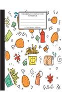 Wide Ruled Composition Notebook. 8.5" x 11". 120 Pages: Wide Ruled Composition Book. Wide Ruled Paper for kids, girls, boys, students, teachers, elementary school. Wide Ruled Journal. Wide Ruled Notebook.