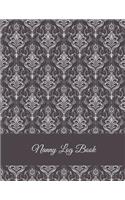 Nanny Log Book: Beautiful Brown Color, Nanny Journal, Kids Record, Kids Healthy Activities Record Large Print 8.5" x 11" Baby Daily Log Feed, Diapers, Sleep, Health