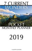 7 Current Wonders Pocket Monthly Planner 2019: 16 Month Calendar