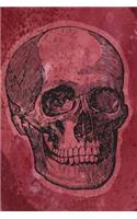 Deep Red Skull Journal
