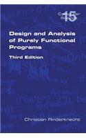 Design and Analysis of Purely Functional Progams