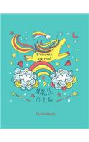 Unicorns are Real: Magic is real, Sketchbook, Doodle and Draw