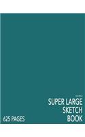 Blue Spruce Super Large Sketchbook: Big Softcover Sketchbook, 625 Pages, Giant Sketchbook, Large Sketchbook for Drawing
