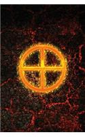 Monogram Gnosticism Notebook: Blank Journal Diary Log(40 Monogram Fire 150 Lined)