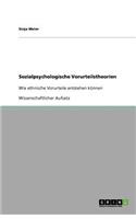 Sozialpsychologische Vorurteilstheorien