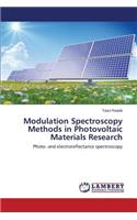 Modulation Spectroscopy Methods in Photovoltaic Materials Research