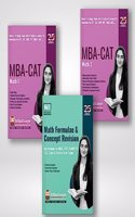 Quantitative Aptitude (QA) for CAT-MBA (Set of 3 Books) by Hitbullseye | For CAT, XAT, SNAP, IIFT and other management exams