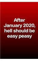 After January 2020, Hell Should Be Easy Peasy (Solid)