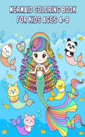 Mermaid Coloring Book for Kids Ages 4-8