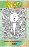 Mandala Colouring Books for Adults - Animals - Bears