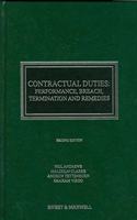 Contractual Duties: Performance, Breach, Termination and Remedies Hardcover â€“ 21 March 2017