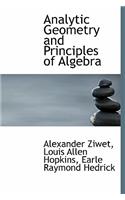 Analytic Geometry and Principles of Algebra: (English)