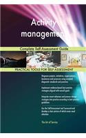 Activity management Complete Self-Assessment Guide