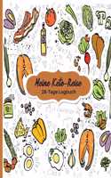 Meine Keto-Reise: 28-Tage Logbuch: Ketogene Diät Tagebuch zum Ausfüllen Design Orange Keto