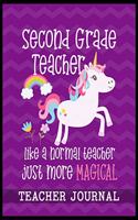 Second Grade Teacher like a normal teacher just more Magical Teacher Journal