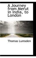 A Journey from Merut in India to London