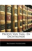 Proeve Van Taal- En Dichtkunde