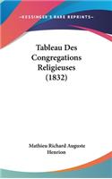 Tableau Des Congregations Religieuses (1832)