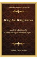 Being and Being Known