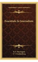 Essentials In Journalism: (English)