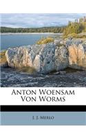 Anton Woensam Von Worms